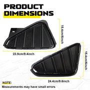 DURAFORCE Front Bumper Fog Light Trim Bezel Cover for 2016 2017 2018 for Toyota RAV4