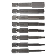 DURAFORCE Metric mm Hex Head Allen Bit Set 8 Piece Quick Connect Shank Impact Driver Drill