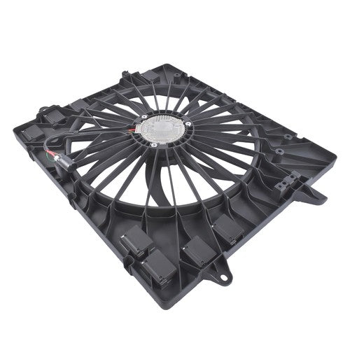 DURAFORCE Radiator Fan Assembly with Brushless Motor for Chevy Traverse Buick Enclave 3.6L