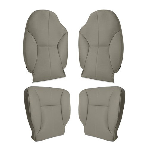 DURAFORCE LH+RH Bottom & Top Leather Seat Cover For Dodge Ram 1500 2500 3500 1998-2002 NEW
