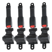 DURAFORCE Universal 4 Passenger Golf Cart Seat Belts 42" Kit For EZGO Yamaha Club Car