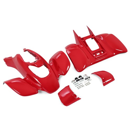 Red Front Rear Fender ABS For Honda TRX 400EX TRX400EX 2005-2007 11739-12