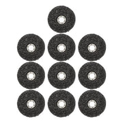DURAFORCE 10 PCS 4-1/2" x 7/8" Black Diamond Grinding Discs Strip Discs for Angle Grinder
