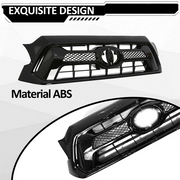 DURAFORCE Front Bumper Gloss Black Grille Grill for Toyota Tacoma 2012 2013 2014 2015