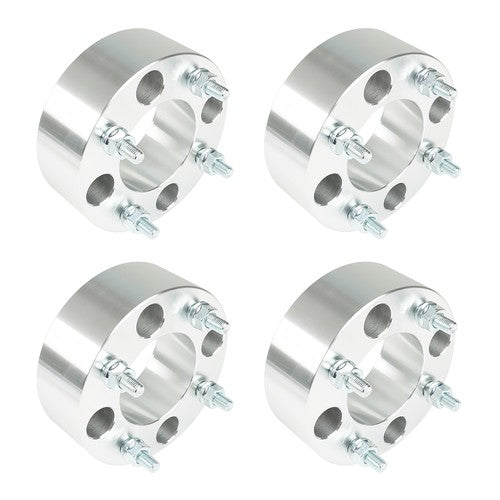 DURAFORCE Wheel Spacers For Honda Rincon 680 4x110 2" 74mm M10x1.25 Silver X4