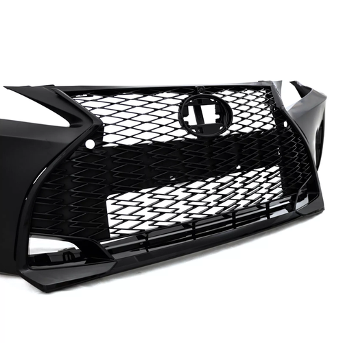 DURAFORCE Fit Lexus IS250 IS350 06-13 Bumper Grill+Lip+Fog Light Conversion to 21+ F-Sport