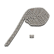 DURAFORCE 50H Heavy Duty Roller Chain 10 Feet w/Connecting Link with 2 connectors