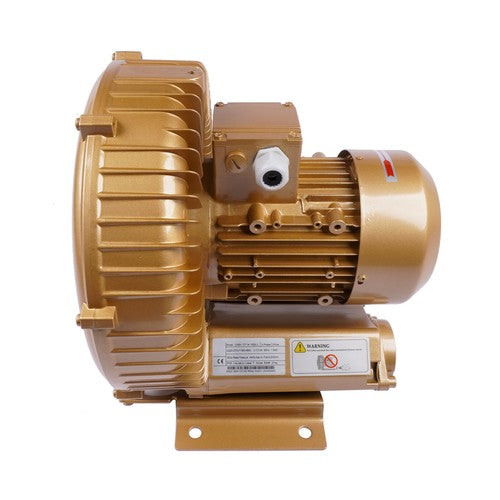 DURAFORCE New Regenerative Blower 220V-480V 3 Phase 1.5 Kw 60Hz -150 mBar Vacuum 2" In/Out