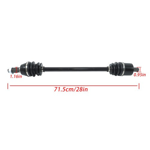 DURAFORCE Fit For Polaris Ranger XP 900 1332637 Front Left and Right CV Axles Drive Shaft