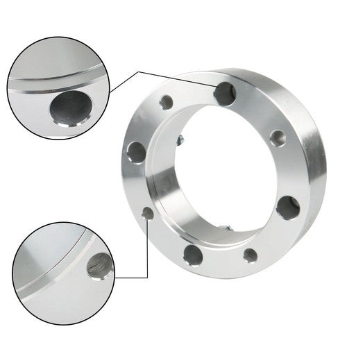 DURAFORCE 4X Wheel Spacers 4x156 2" 131mm M12x1.5 Silver For Polaris Ranger RZR 2013+