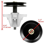 DURAFORCE For Troy Bilt MTD 918-06991 618-06991 2Pcs Spindle Assembly W/Pulley Bolt