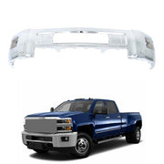 DURAFORCE Split Front Bumper For Chevrolet Silverado 2500 3500 2015-19 Without Sensor Hole