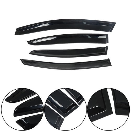 DURAFORCE Window Visors Deflector Guard Acrylic Visor Guard Fit For Subaru WRX STI 2015-19