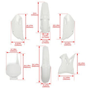 DURAFORCE Complete Plastics Kit White Fender Body Cover Fairing For Yamaha YZ85 2002-2014