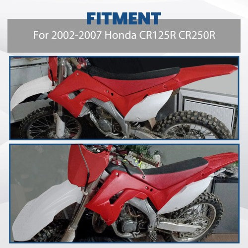 Restyle Plastic Kit Bodywork Fairing for 2002-2007 Honda CR125R CR250R Red White