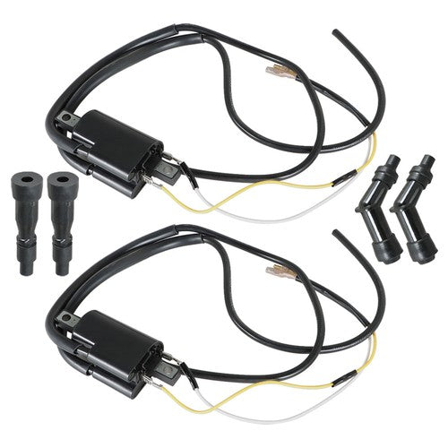 DURAFORCE Ignition Coils & Spark Plug Caps For Honda1969-1978 750 Four CB750 CB750A F/K US