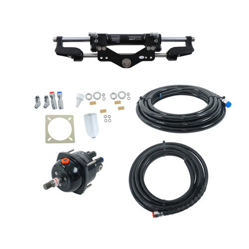 DURAFORCE High Performance Hydraulic Steering Kit Single Outboard Engine 350HP Power