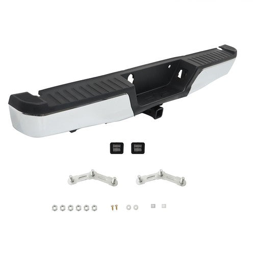 DURAFORCE For Ford F-150 2015-2020 Chrome Steel Rear Step Bumper Assembly New w/ Max Tow
