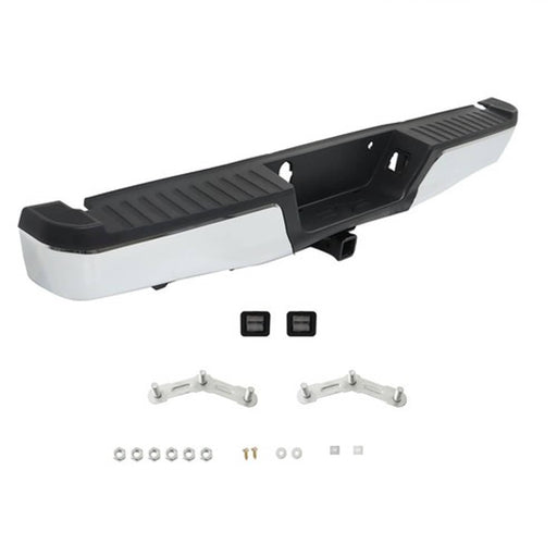 DURAFORCE For Ford F-150 2015-2020 Chrome Steel Rear Step Bumper Assembly New w/ Max Tow