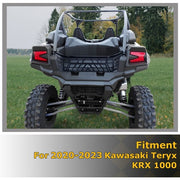 DURAFORCE Tailgate Bed Enclosure For 2020-2024 Kawasaki Teryx KRX 1000 Rear Luggage Rack