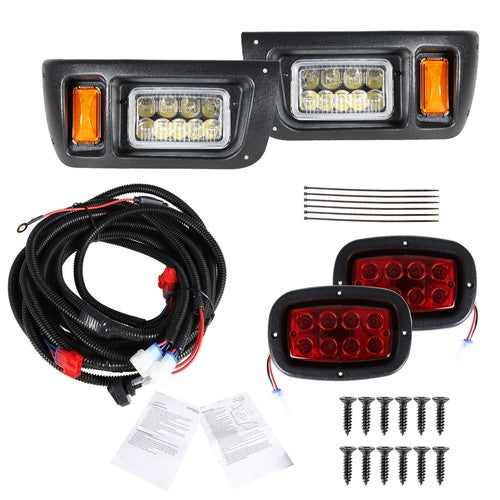 DURAFORCE Headlights/Tail Lights Golf Cart LED Light Kit For Club Car DS Golf Cart 93+G&E
