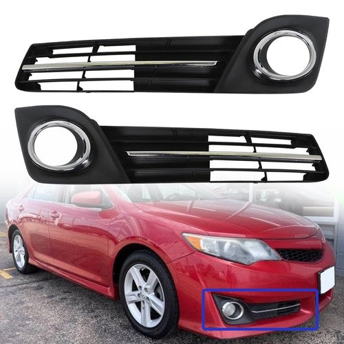DURAFORCE For Toyota Camry 2012 2013 2014 Series Fog Light Bezel Set Passenger&Driver Side