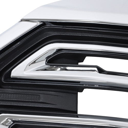DURAFORCE Plastic Chrome Front Upper Mesh Grille New For GMC Terrain SLE/SLT 2022 2023