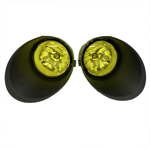DURAFORCE Fit 2007 2008 2009 2010-2013 Toyota Tundra Bumper Yellow Lens Fog Lights Pair
