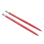 DURAFORCE For Tractors Loaders 2pcs Hay Bale Spear 43" 3000 lbs Capacity Spike Fork