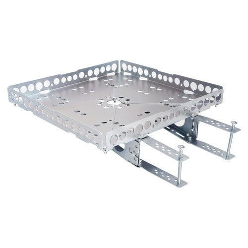 DURAFORCE Zinc-Plated For RV Steel Bumper-Mounted Generator & Cargo Carrier Tray Kit
