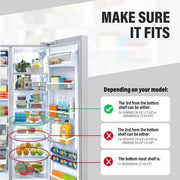 DURAFORCE Frame Deli Cover Deli Pan Compatible with Frigidaire Refrigerator 240599803