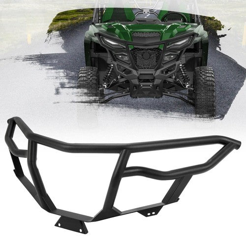 DURAFORCE BLACK FRONT BRUSH GUARD BUMPER FOR YAMAHA WOLVERINE RMAX2 / RMAX4 1000 21-24