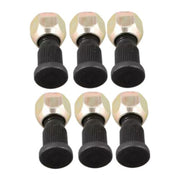 DURAFORCE 6X Rear Wheel Stud + Nut 43812-23320-71 For Toyota Forklift 7-8FD20~30