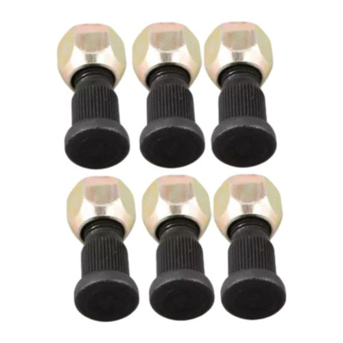 DURAFORCE 6X Rear Wheel Stud + Nut 43812-23320-71 For Toyota Forklift 7-8FD20~30