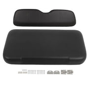 DURAFORCE For EZGO Medalist TXT Golf Cart 1994-2013 Black Front Seat Cushion with Hardware