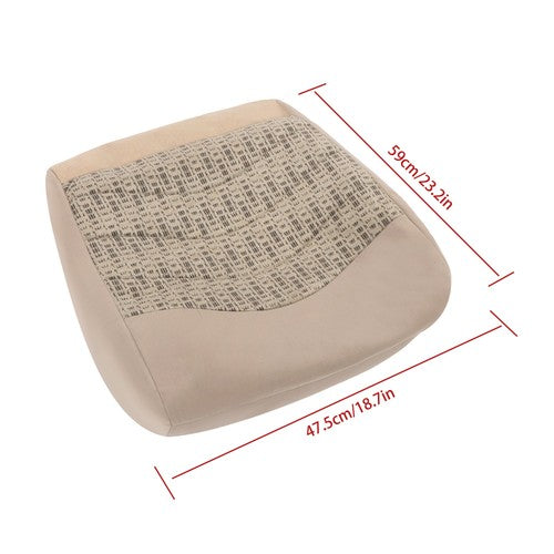 DURAFORCE For Ford F250 F350 F450 F550 XLT 1999-2000 Suit Driver Seat Cushion Beige Cloth