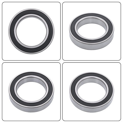 DURAFORCE 10Pcs 6908-2RS Bearings 40×62×12mm Double Rubber Seals Deep Groove Ball Bearing