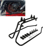DURAFORCE Saddlebags Saddle Bag Conversion Brackets w/ Hardware For Harley Softail 84-17