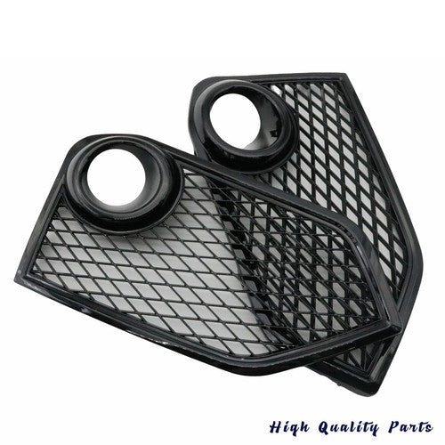 DURAFORCE Fit 2017-2021 Honda Civic Type R Black Open Mesh Fog Light Lamp Covers