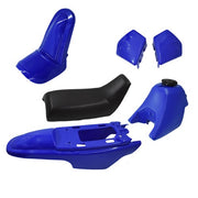 DURAFORCE For Yamaha PW50 PW 50 Plastic Fender Body Seat Gas Tank Kit Blue USA