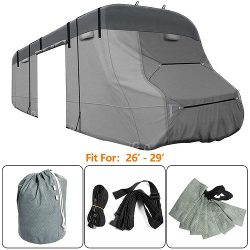 DURAFORCE 26'-29' RV Cover Storage Waterproof Anti-UV For Class C Motorhome Trailer Camper