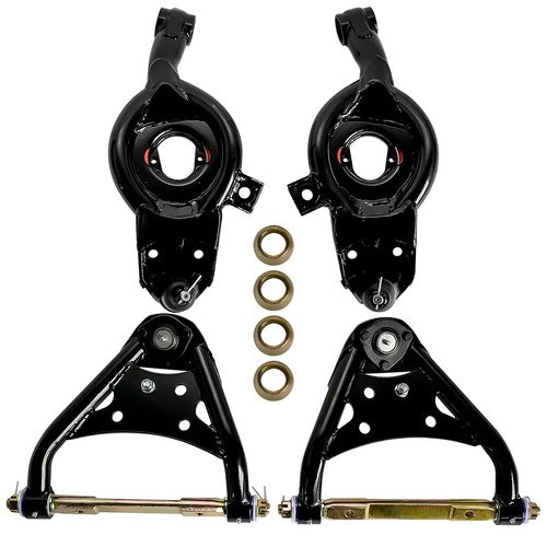 DURAFORCE Upper & Lower Tubular Control Arms Set of 4 For Impala Bel Air Biscayne 1965-70