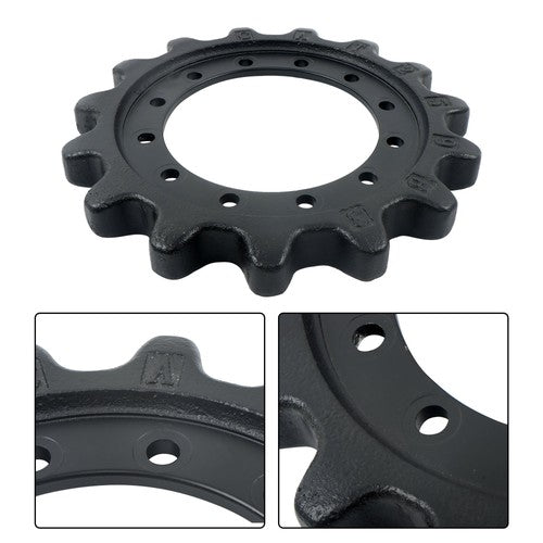 DURAFORCE 12 Bolt Hole 15T 304-1870 Drive Sprocket for Caterpillar 239D 249D 259D