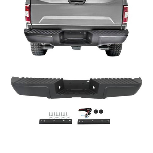 DURAFORCE For Ford F-250 F-350 2008-2016 Super Duty Rear Bumper Assembly W/O Sensor Hole