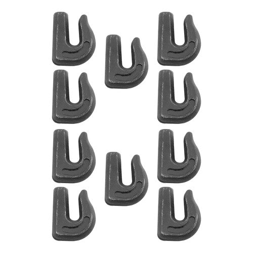 DURAFORCE 10 Pack 3/8" Weld On Grab Hook 6600lbs Heavy Duty G70 Forged Grab Chain Hooks