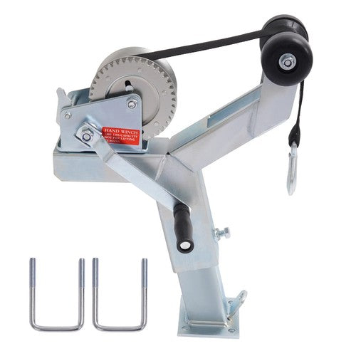 DURAFORCE Adjustable Winch Stand Winch Post For Boat Trailer parts W/ 1400lbs Winch Roller