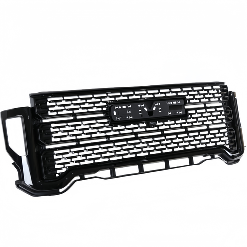 For 2020-2023 GMC Sierra 2500HD 3500HD Front Bumper Grille+Hood Trim Molding