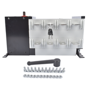 DURAFORCE Industrial Automatic Transfer Switch 4P 400A 110V or 220V Plastic Copper Steel