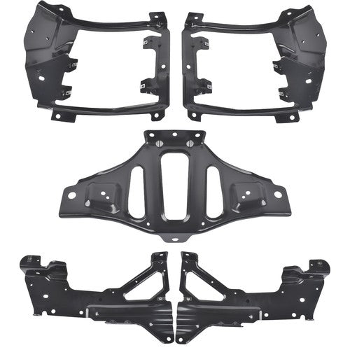 DURAFORCE Front Bumper Support & Mount Bracket Set for Chevy Silverado 1500 Pickup 2016-18