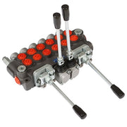 DURAFORCE Hydraulic Backhoe Directional Control Valve w/ 4 Joysticks 6 Spool 11 GPM New